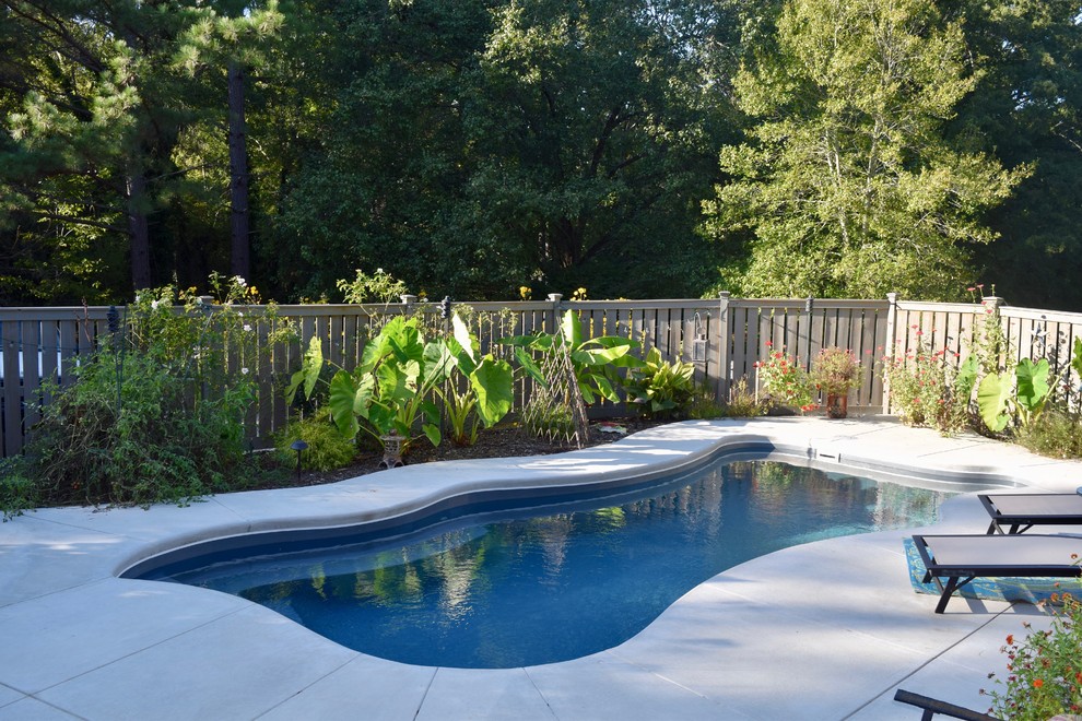 Newton pool by Trilogy Pool Charlotte by Charlotte Fiberglass