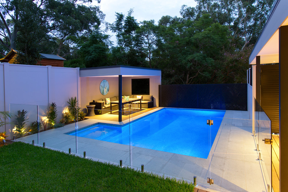 Northwood Pool and Cabana Tropical Pool Sydney by Susie T