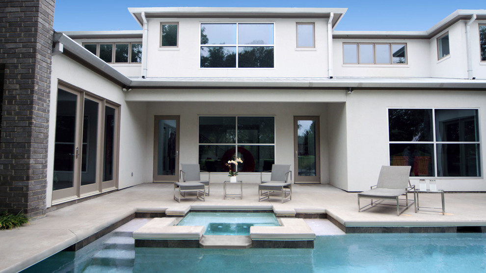 Nystrom Residence Modern Swimming Pool & Hot Tub Dallas by Cantoni Dallas Houzz UK