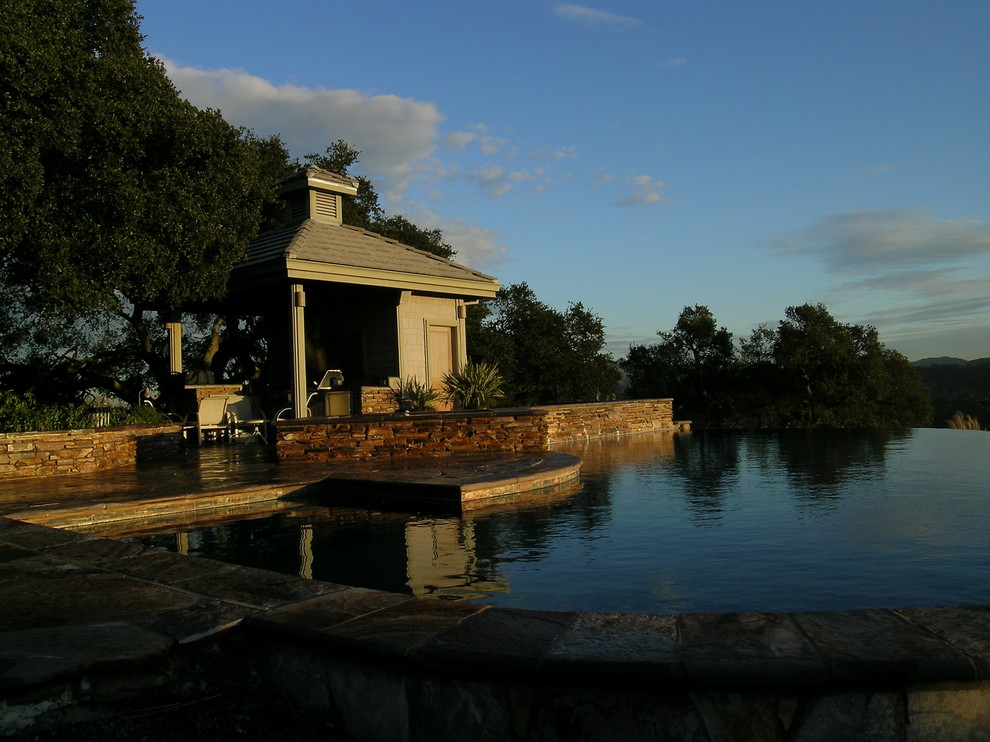 Oak Tree Knoll Mediterranean Pool San Francisco by J
