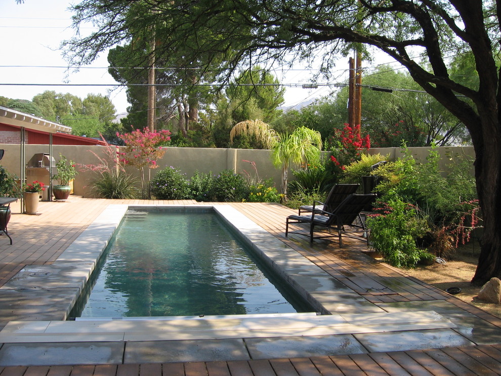 Example of a minimalist pool design in Phoenix