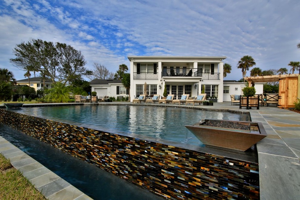 Old Ponte Vedra Contemporary Pool Jacksonville by Coastal