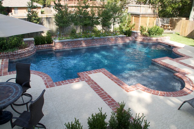 painting brick coping around pool