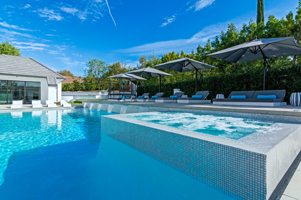 Orange County, CA Modern Pool Orange County by Teserra Outdoors Houzz