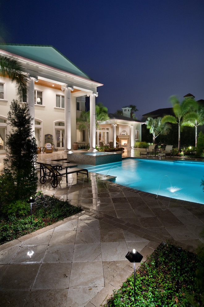 Ormond Beach Traditional Pool Orlando by Charles Clayton