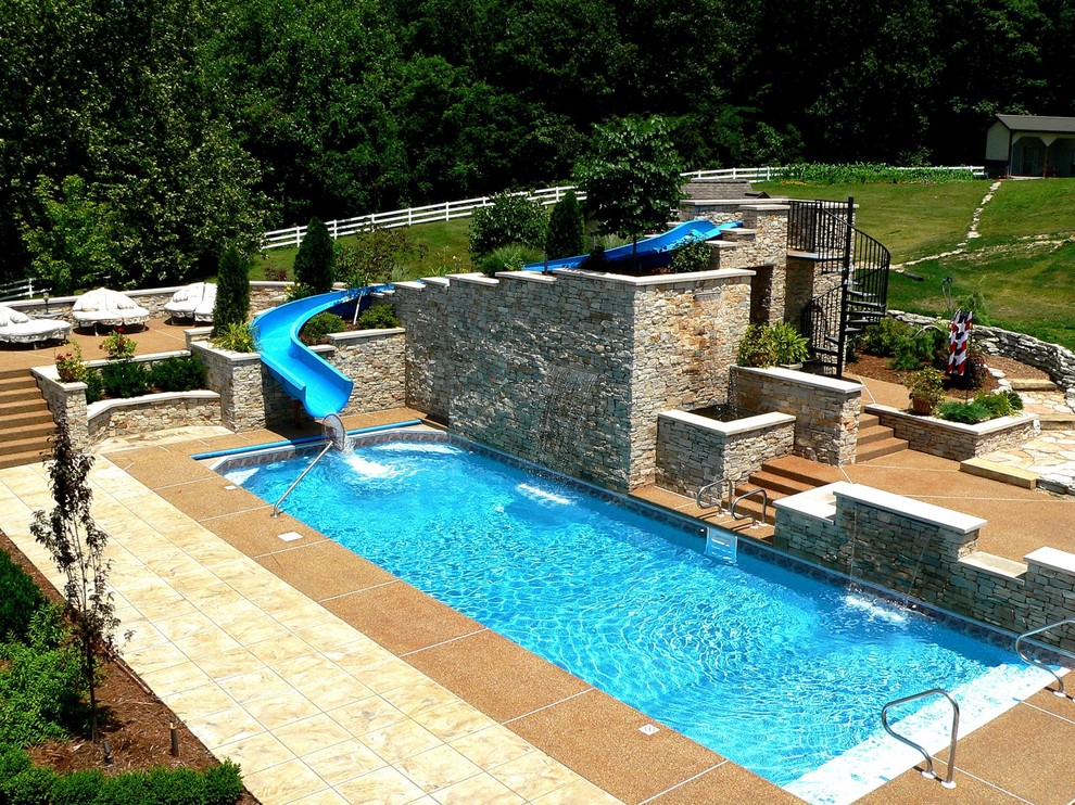 Our Pools and Spas - Traditional - Pool - Indianapolis - by Grimes ...
