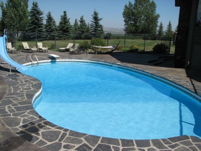 Our Work Transitional Pool Calgary by Oasis Pools & Spas Ltd Houzz