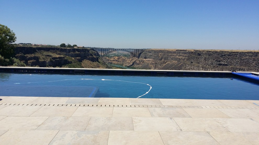 Our Work Transitional Pool Boise by Universal Pools, LLC Houzz
