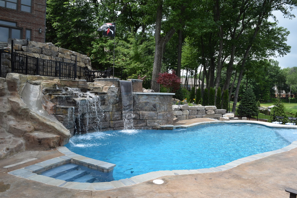 Outdoor Adventure Swimming Pool {LW} Pool Detroit by Legendary Escapes Pools Houzz