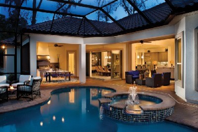 Outdoor Living Ideas Terranean, Outdoor Living Ideas With Pools