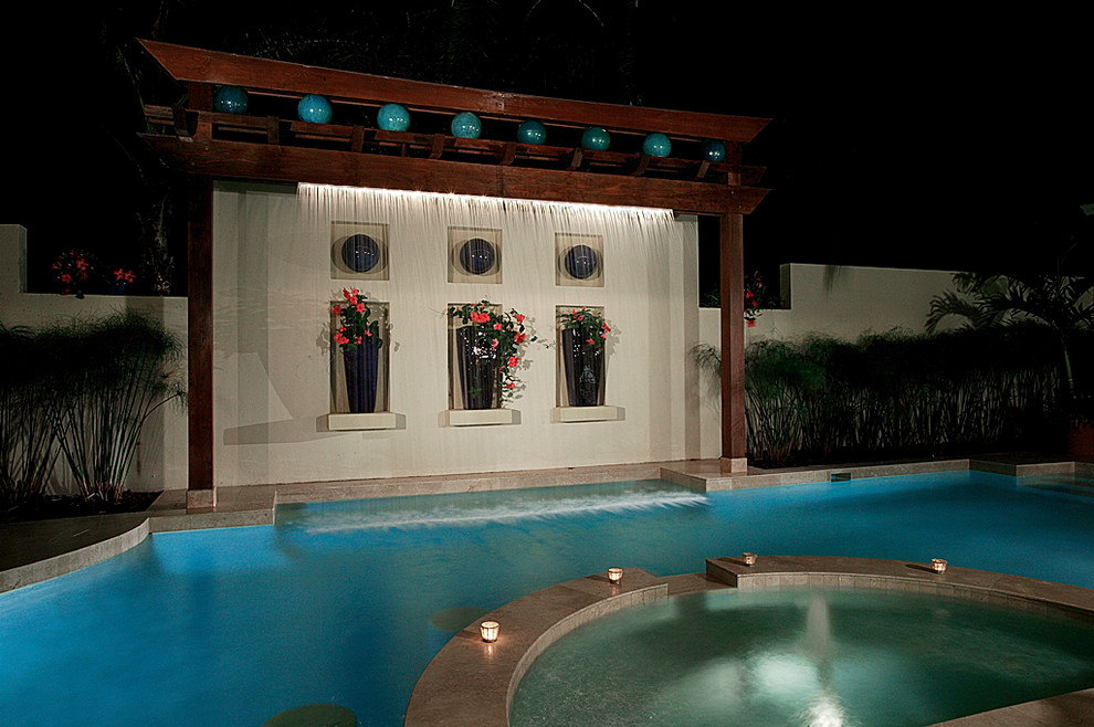 Example of a classic pool design in Orlando