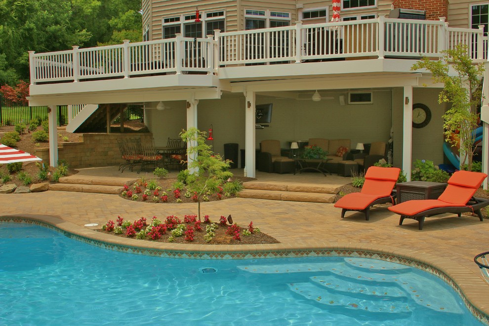 Outdoor Living Traditional Pool DC Metro by Stewart Landscape