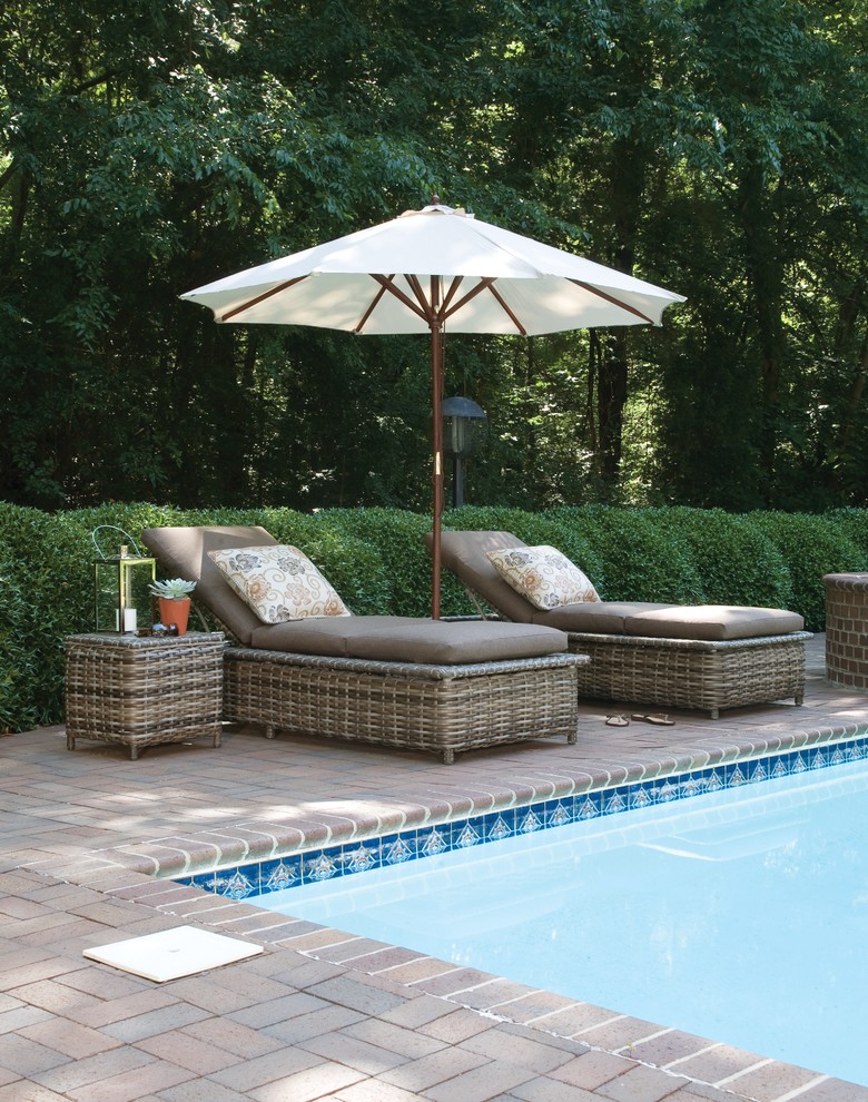 Outdoor Wicker Traditional Pool Boston by Paine's Patio Houzz