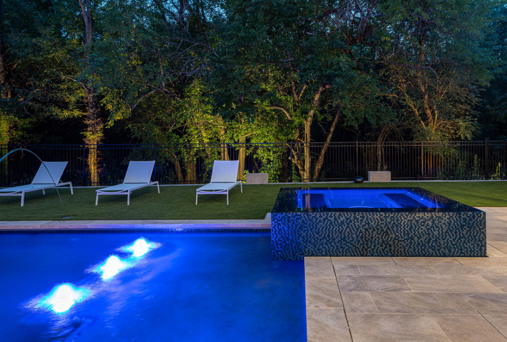 Overland Park Lanai/Pool Addition Contemporary Pool Kansas City