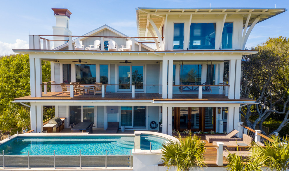 Palm Boulevard Isle of Palms Modern Pool Charleston by Aquatica Pools & Spas Houzz