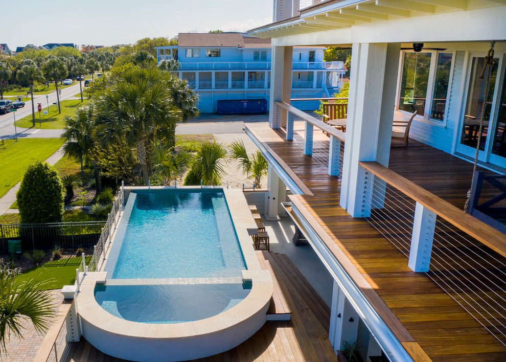 Palm Boulevard Isle of Palms Modern Pool Charleston by Aquatica Pools & Spas Houzz