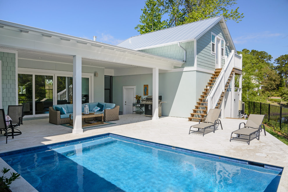 Paradise Key South Beach Beach Style Pool Jacksonville by Glenn