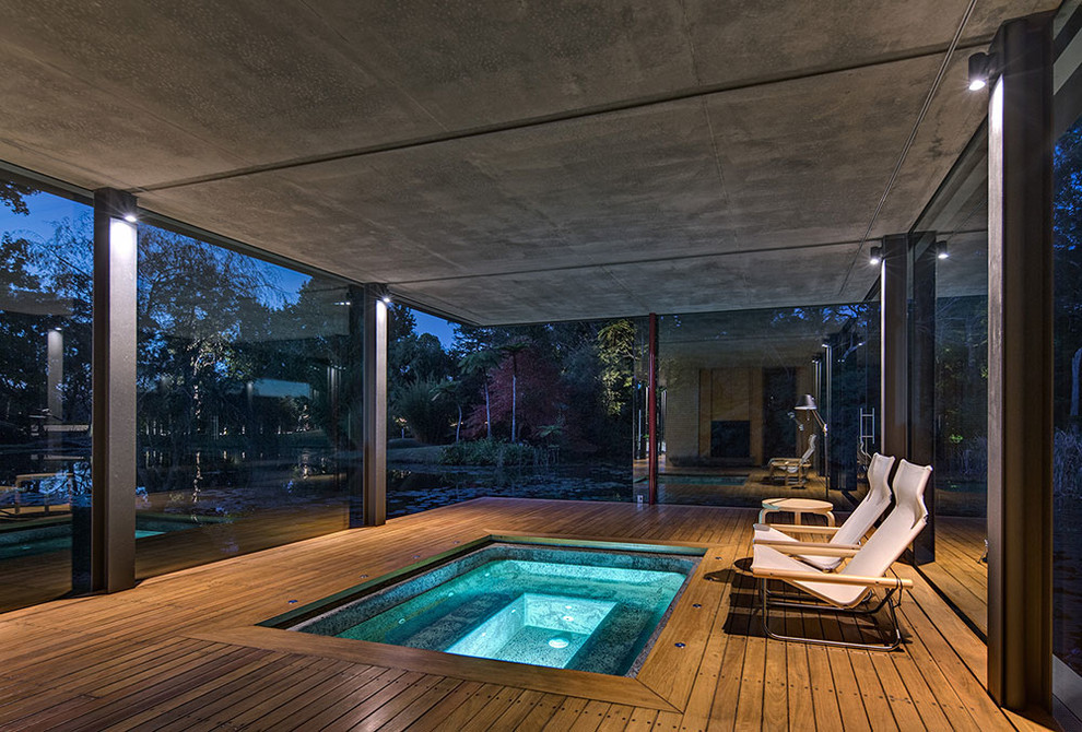 Inspiration for a contemporary swimming pool in Central Coast.