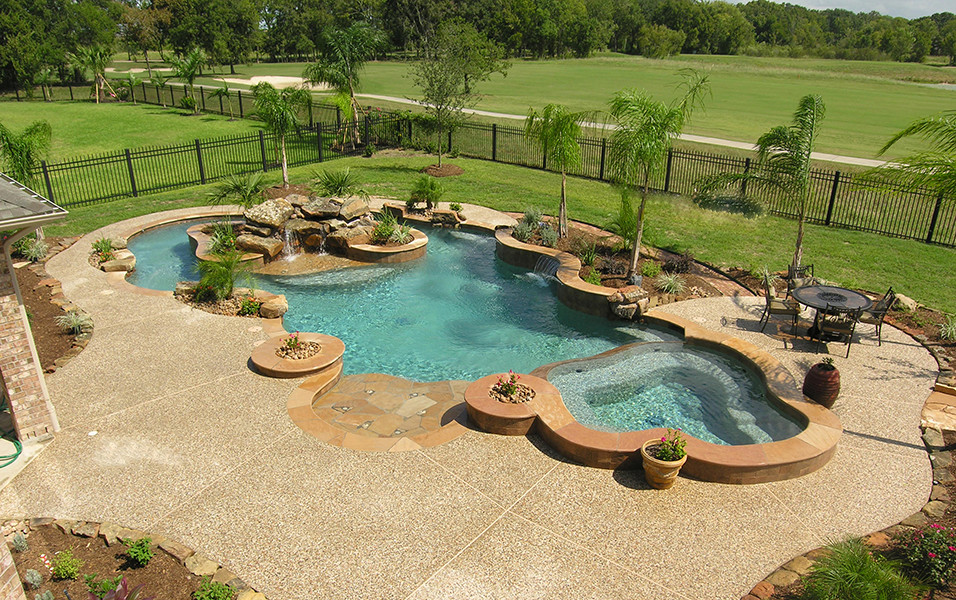 Patterson Modern Pool Houston by Pools Plus LLC. Houzz