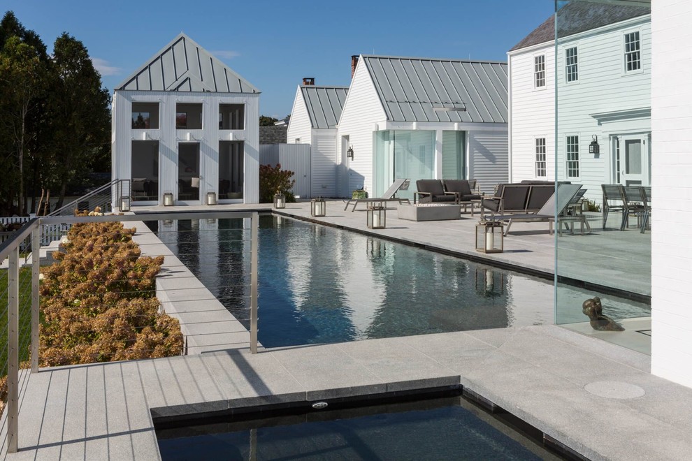 Pepperrell Road, Kittery Point Modern Pool Portland Maine by