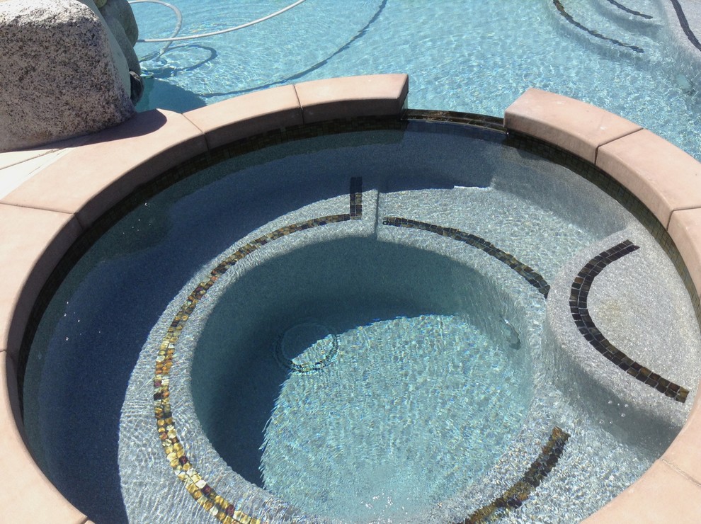 Example of a backyard pool design in San Diego