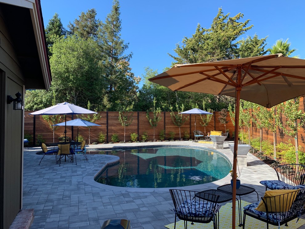 Petaluma Pool renovation Traditional Pool San Francisco by BK