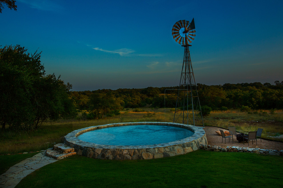 Photo of a rustic swimming pool in Other.