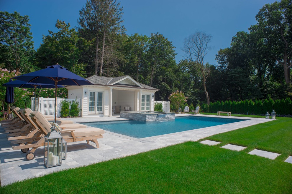 Plandome Manor Residence - Traditional - Pool - New York - by Green ...