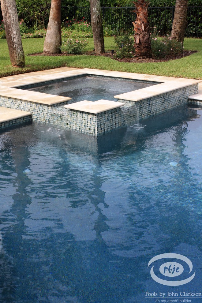 Design ideas for a beach style swimming pool in Jacksonville.