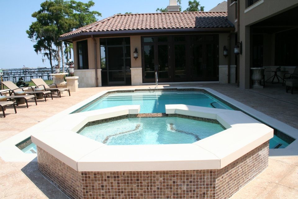 This is an example of a swimming pool in Jacksonville.