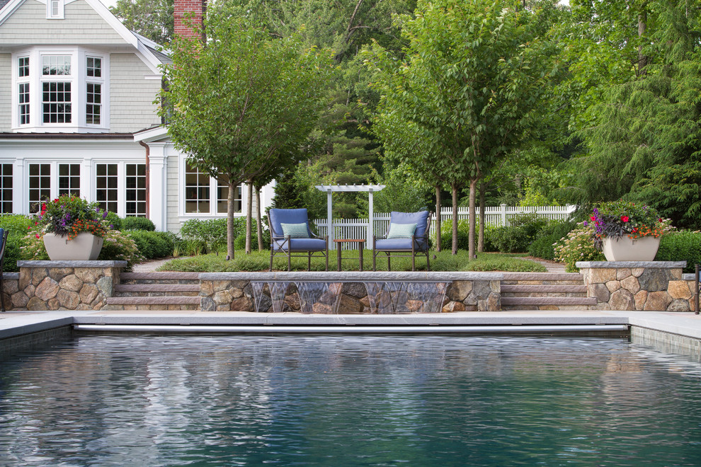 Pool and Spa Traditional Pool Boston by The Schumacher