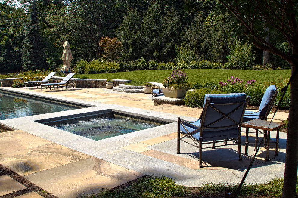 Pool and Spa Traditional Pool Boston by The Schumacher