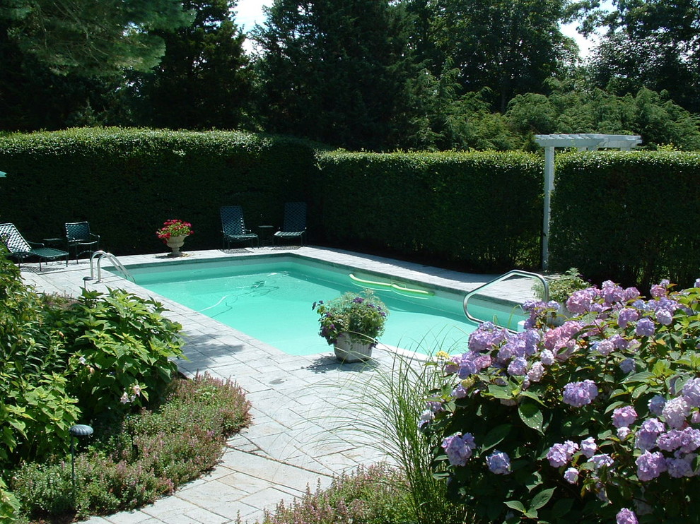 This is an example of a classic swimming pool in Boston.