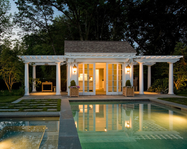 Pool Cabana - Klassisch - Pools - Boston - von Merrimack Design