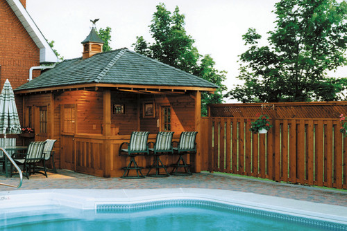 small pool shed
