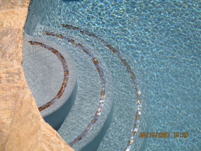 This is an example of a classic swimming pool in Los Angeles.