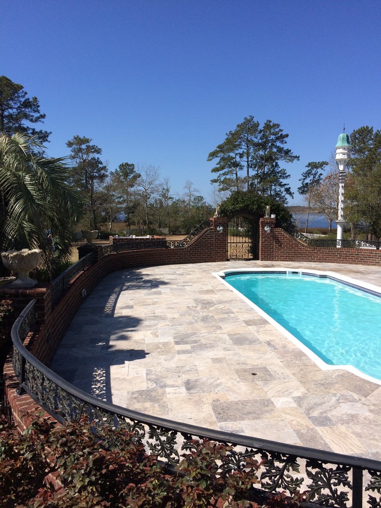 Pool deck makeover Traditional Pool Other by Yardworks, Inc