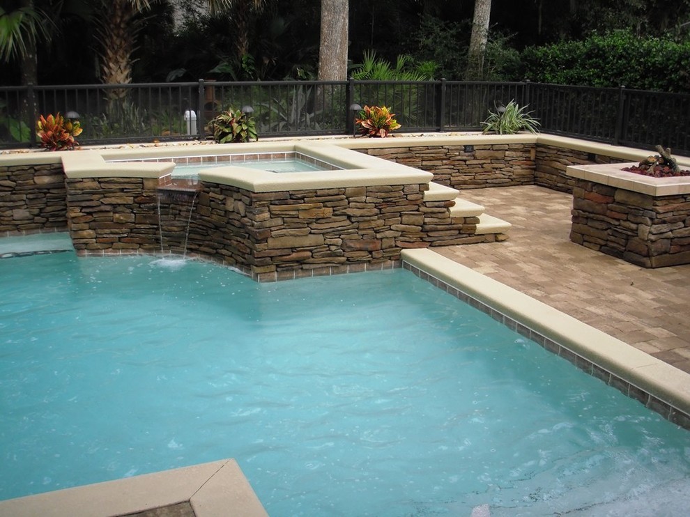Pool Design In Palm Coast Contemporary Pool Miami By Raszl Custom Pools And Spas Houzz