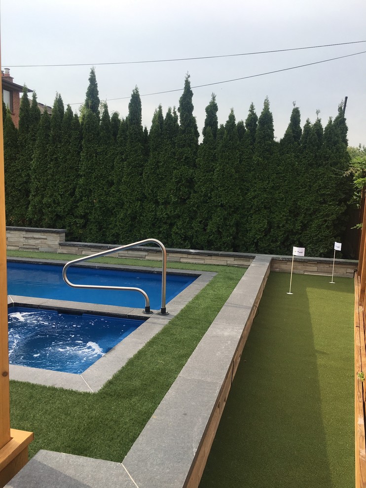 Pool Flagstone and Artificial Turf Toronto Pool Toronto by