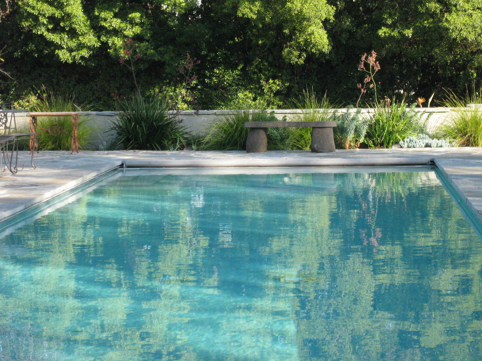 Idee per una piscina contemporanea rettangolare