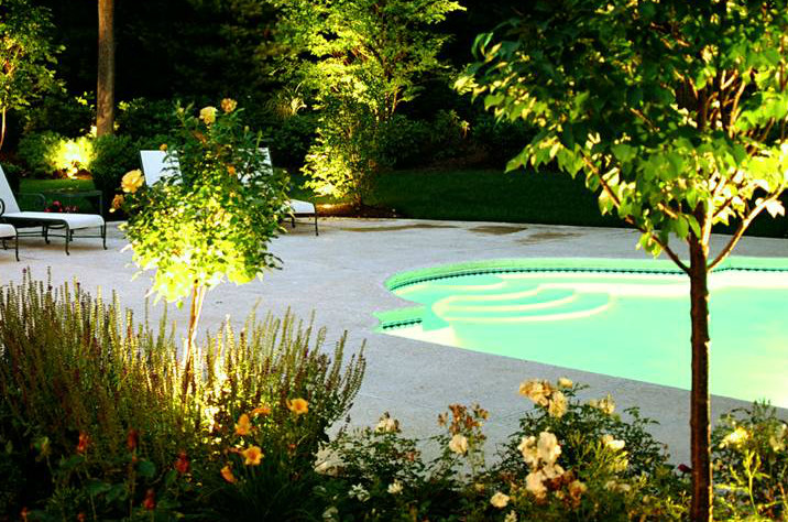 Pool - tropical pool idea in New York