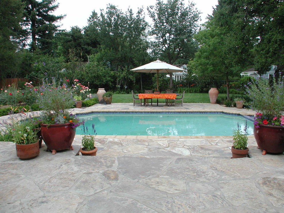 Tuscan pool photo in Charlotte