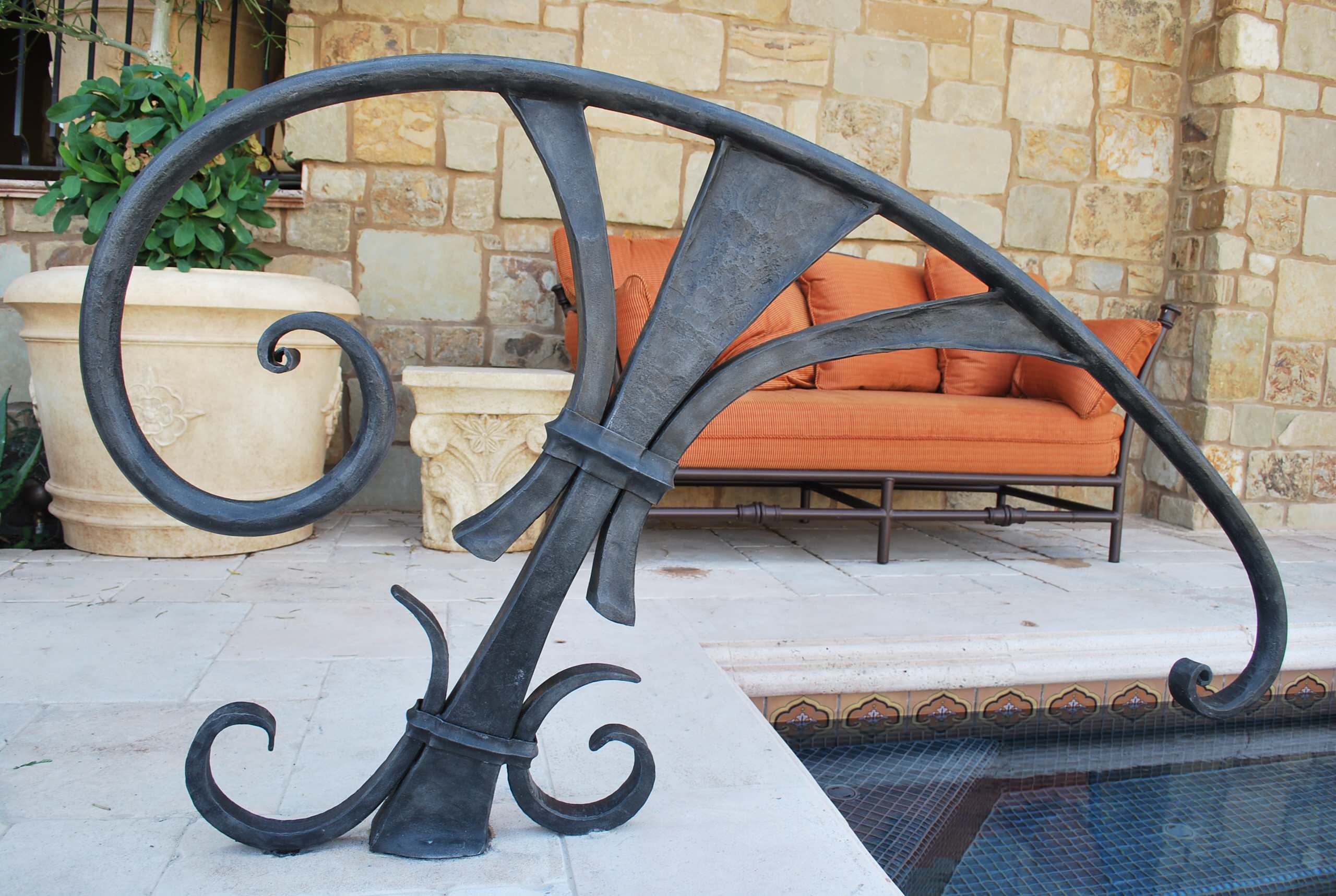 Pool Railing - Contemporary - Pool - Phoenix - by Grizzly Iron, Inc | Houzz