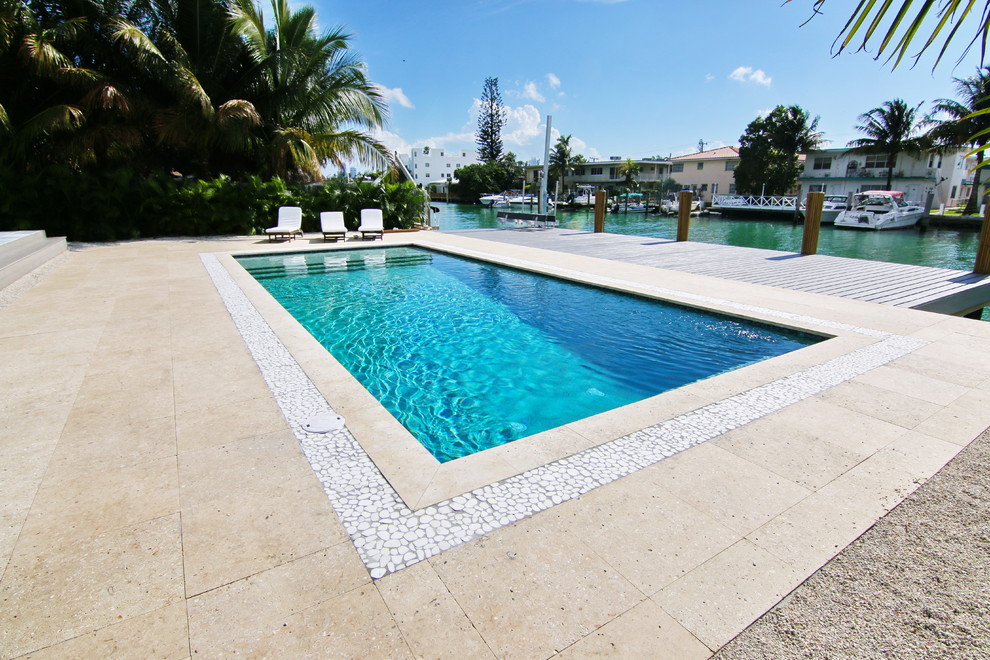 Swimming pool in Miami.