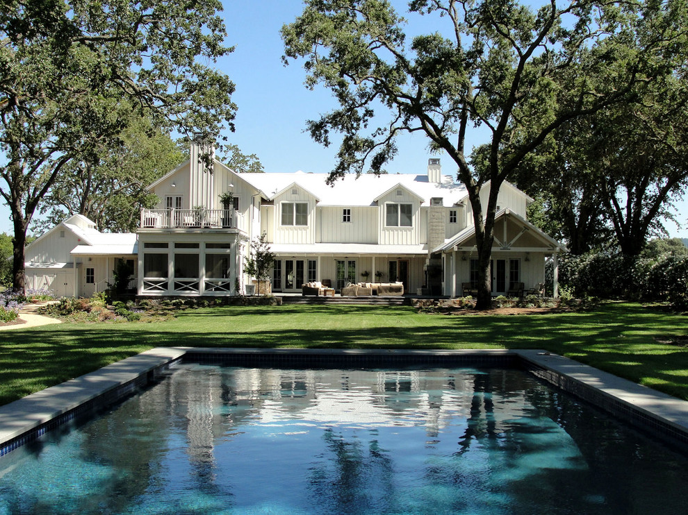 Pool Farmhouse Pool San Francisco By Terra Ferma Landscapes Houzz