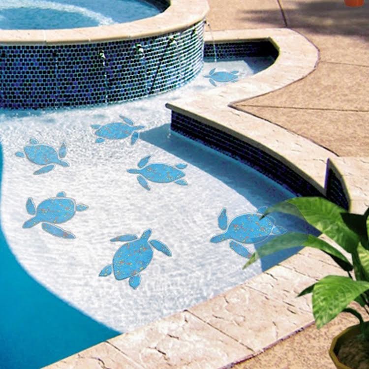 Hot tub - mid-sized contemporary backyard concrete paver and custom-shaped natural hot tub idea in Phoenix