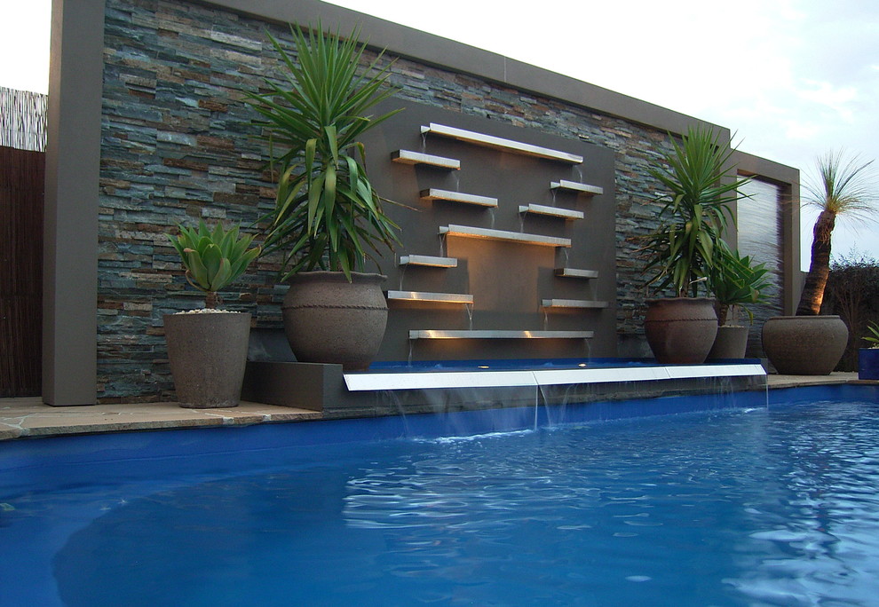 Example of a trendy pool design in Melbourne