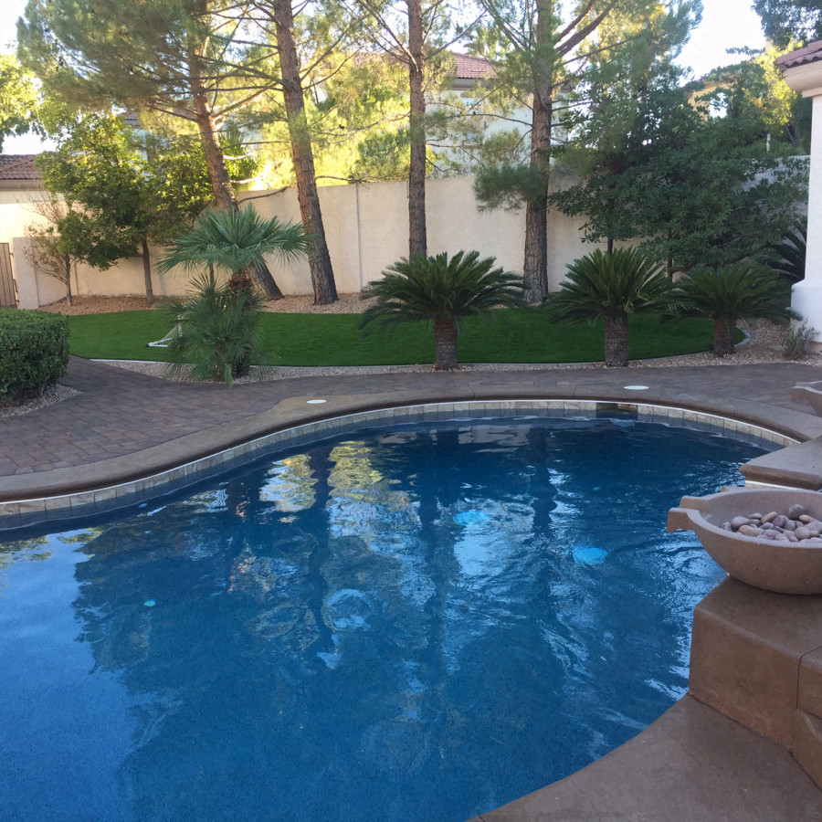 Pools and Patios Traditional Pool Las Vegas by Beautify