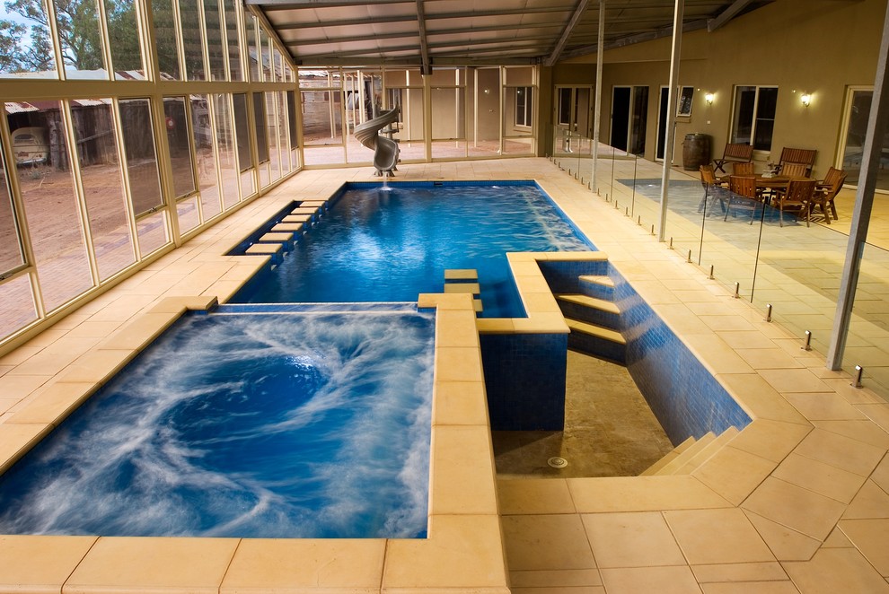Example of a minimalist pool design in Adelaide