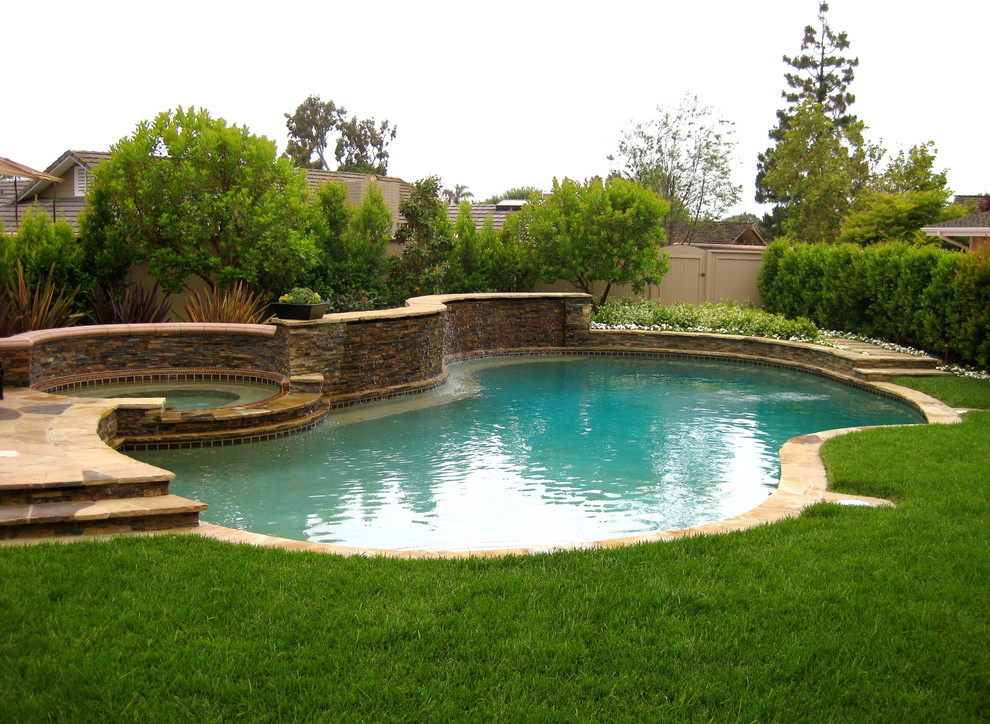 Inredning av en klassisk pool